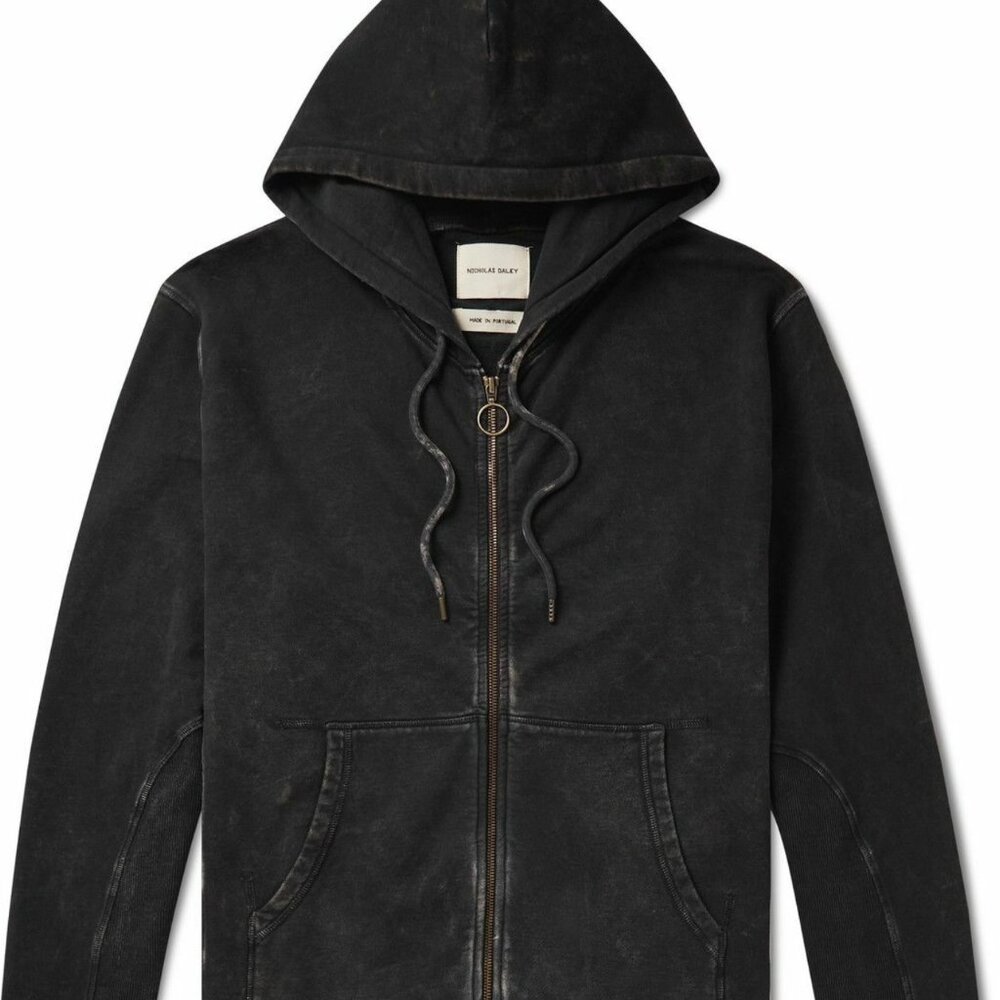 NICHOLAS DALEY Raindrop Zip Hoodie - NWT Size L